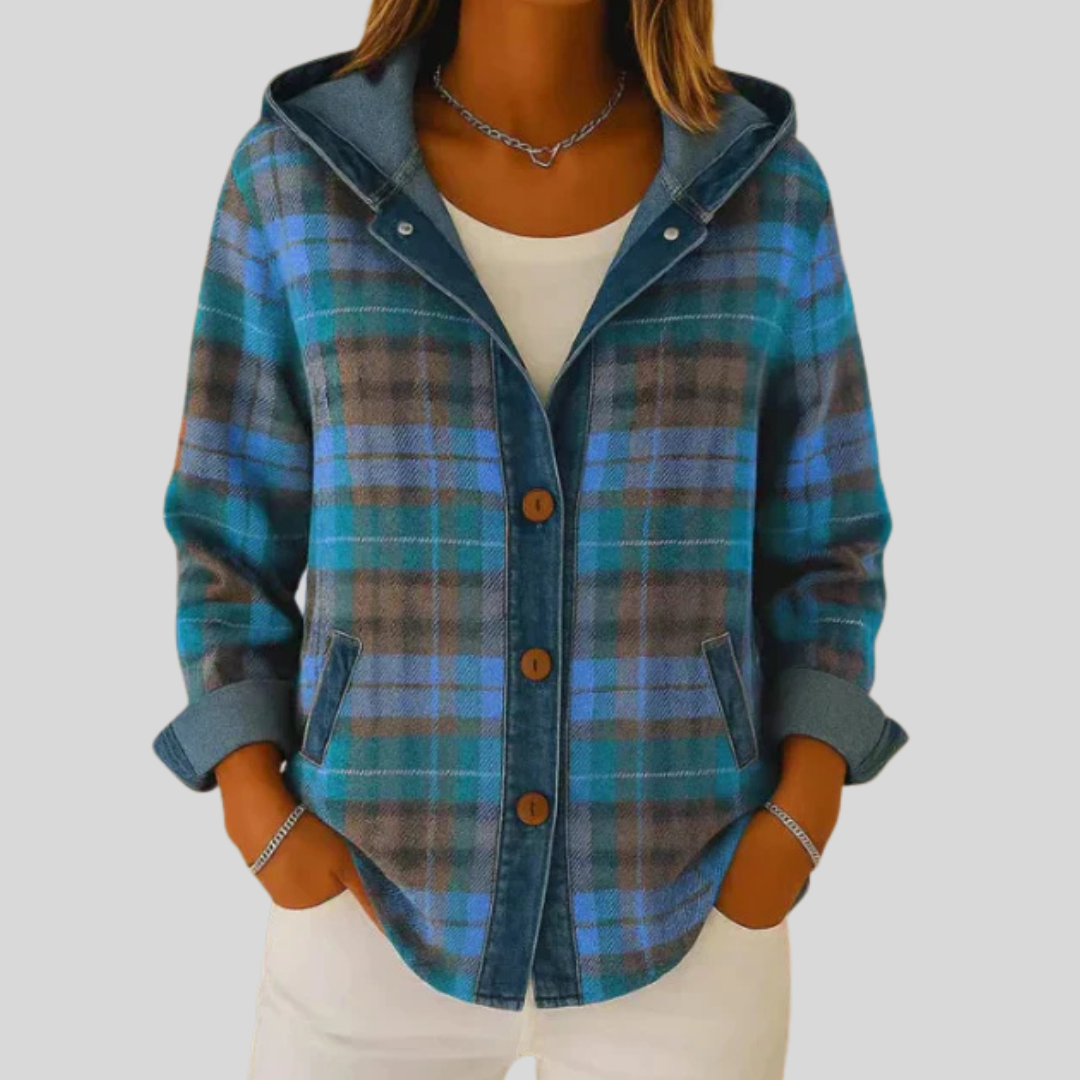 Teal Check / 3XL