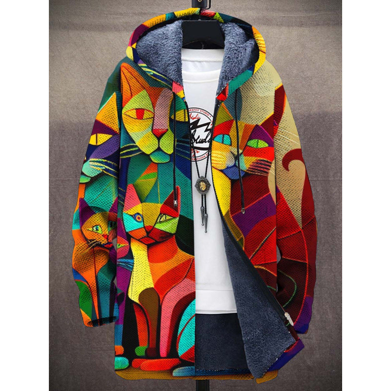 Multicolor with Cats / 4XL