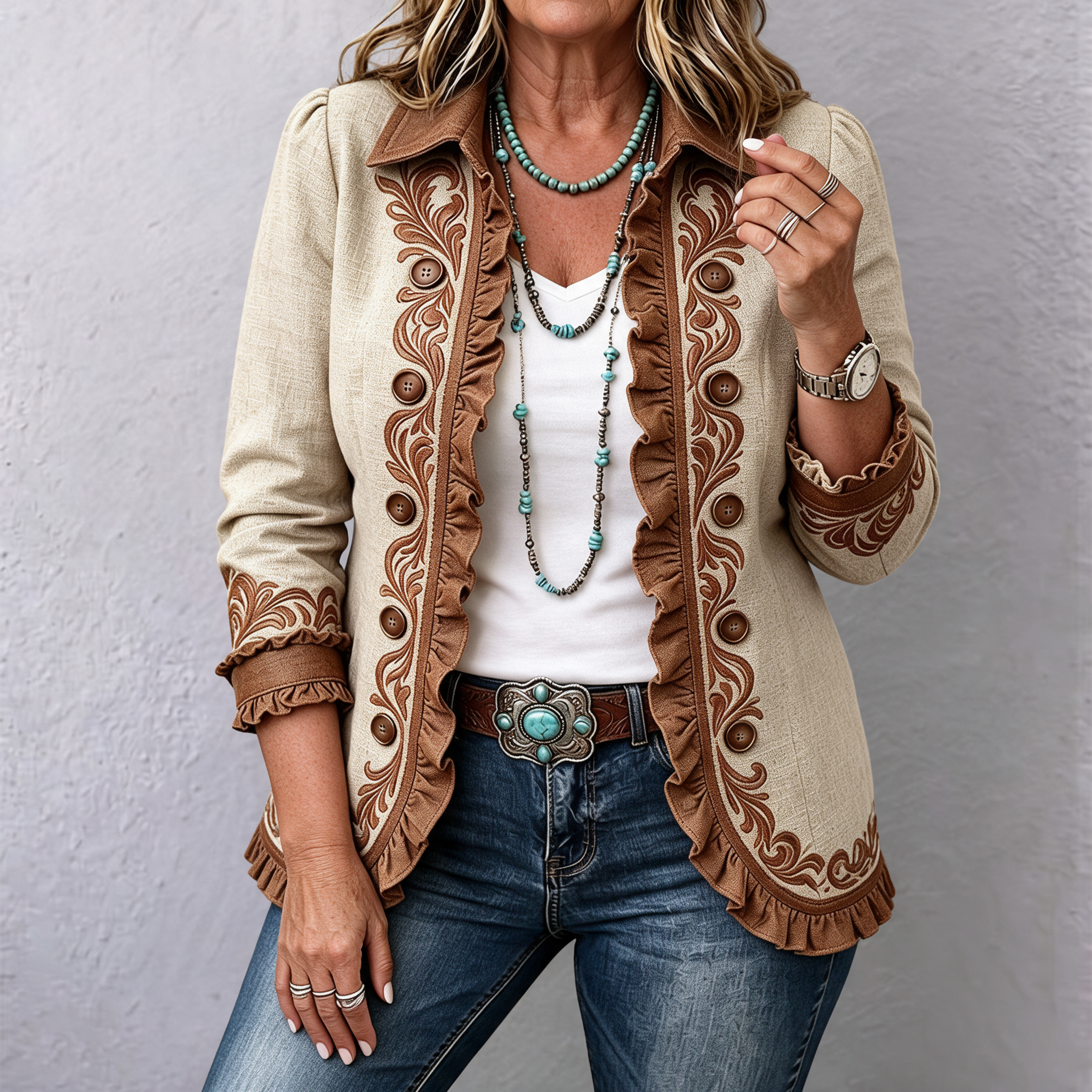 Tan & Brown / 5XL