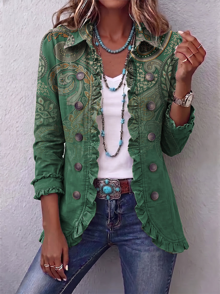 Green Paisley / 5XL
